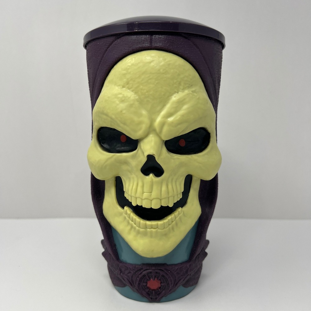 Masters of the Universe Skeletor Gripper Cup Purple Yellow 3D Sculpted Head 2026
